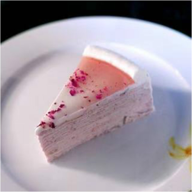 Rose fumiko melaleuca cake (slice)