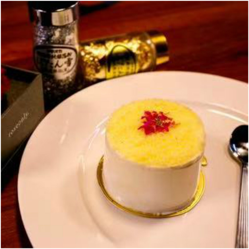  hokkaido double rose cheesecake (slice)